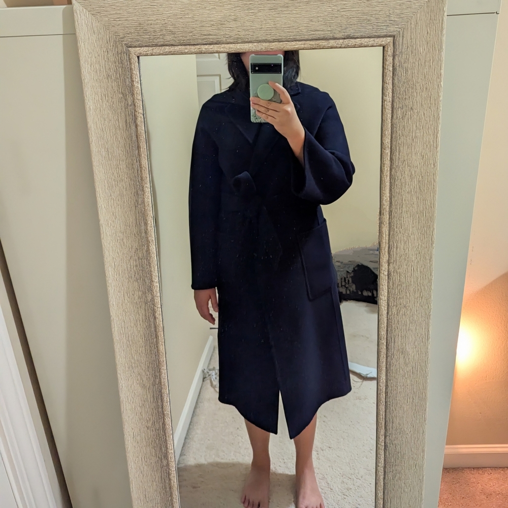 The Curated Coat Navy - Picture 4 of 11